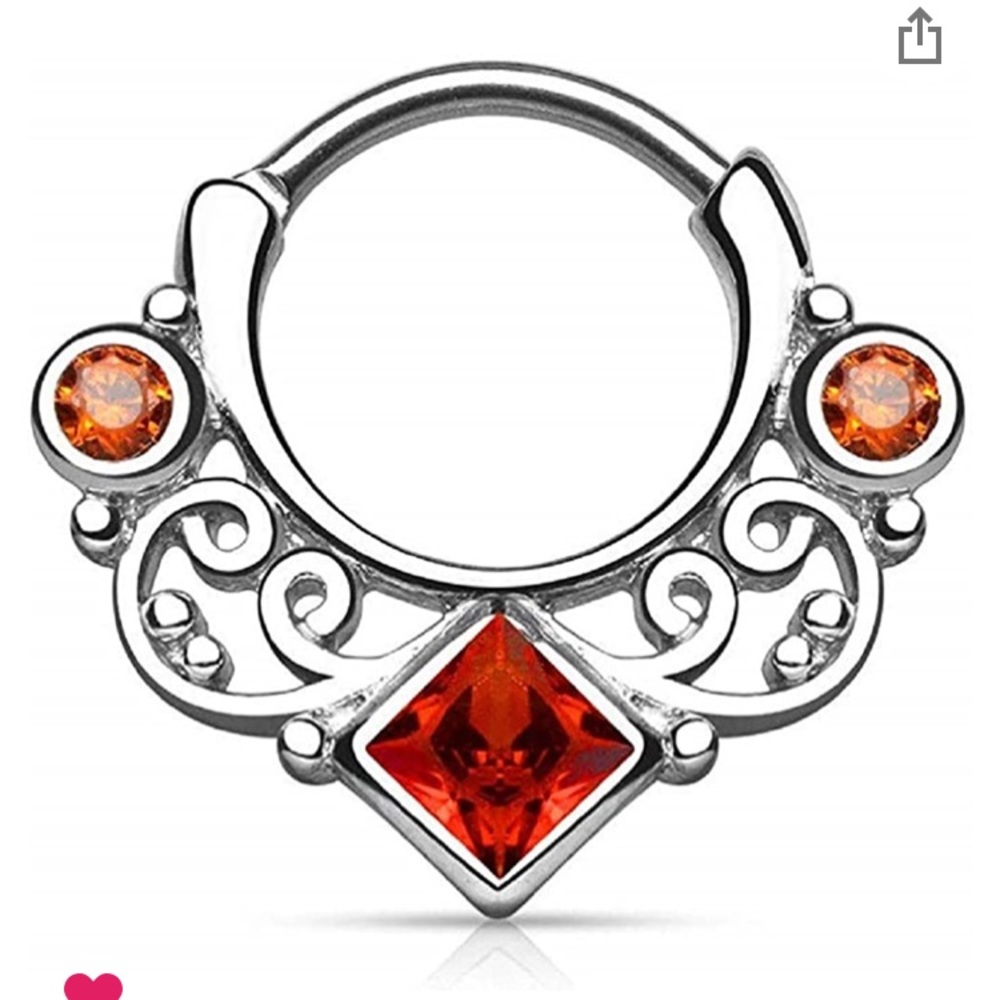 Red septum clicker